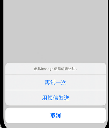 甘德apple维修iPhone上无法正常发送iMessage信息