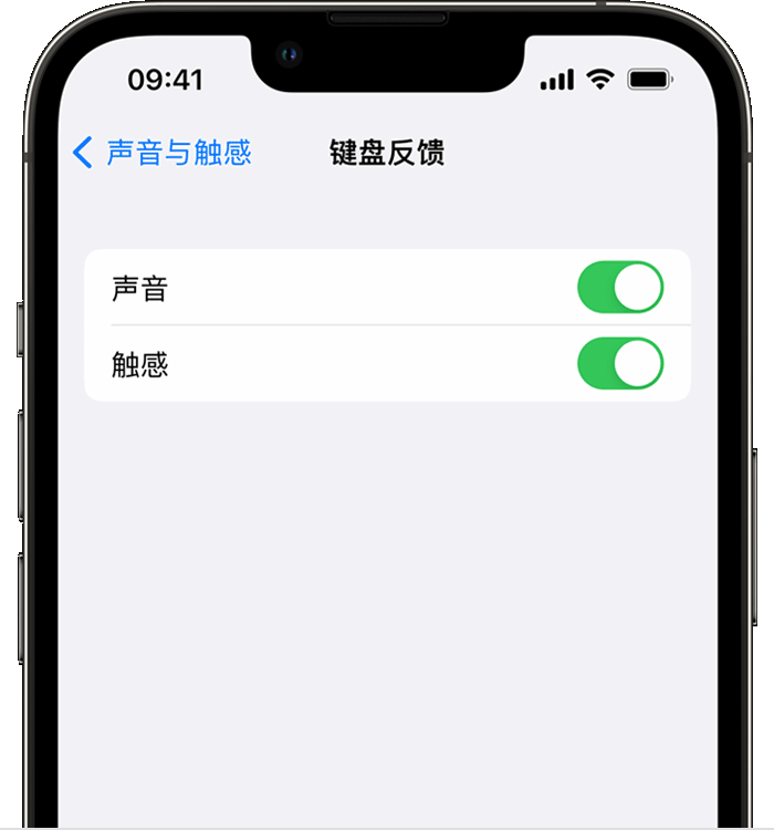 甘德苹果14维修店分享如何在 iPhone 14 机型中使用触感键盘 